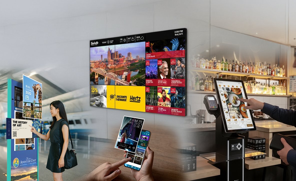 Omni Media Network — connected video wall and point-of-sale